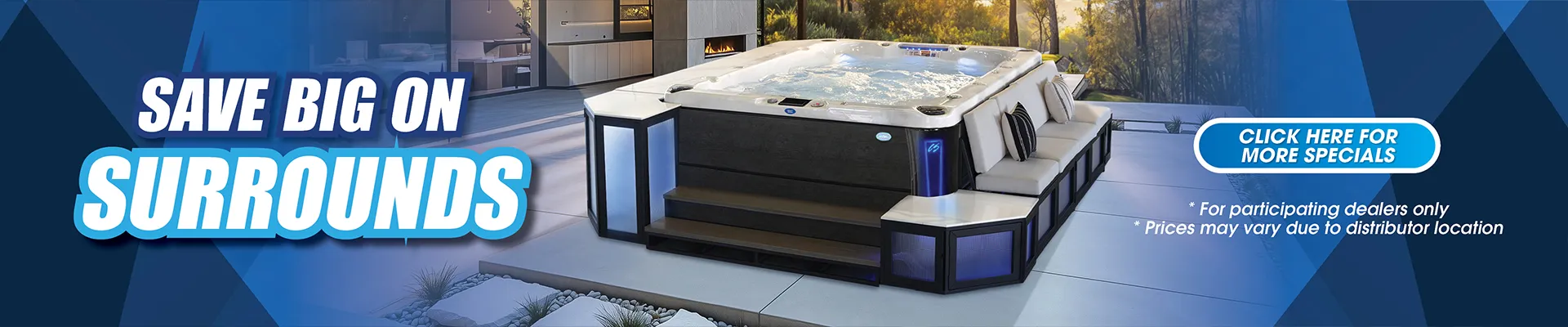 Calspas hot tub being used in a family setting - Brockton