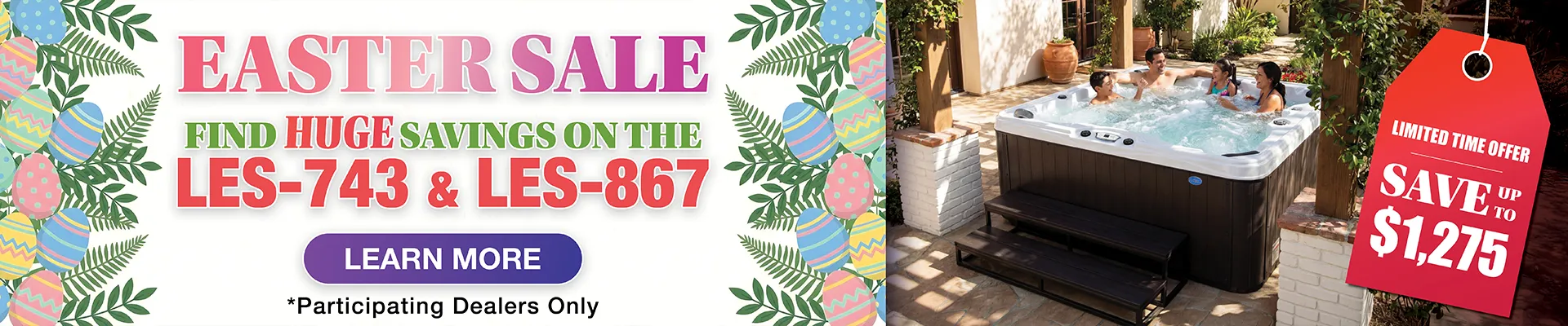 Calspas hot tub being used in a family setting - Brockton