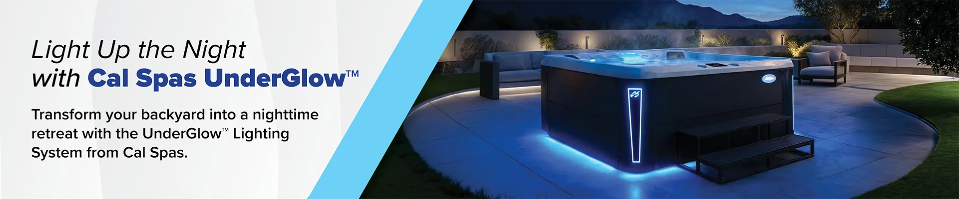 Calspas hot tub being used in a family setting - Brockton